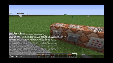 minecraft scoreboard command|minecraft scoreboard commands death count.